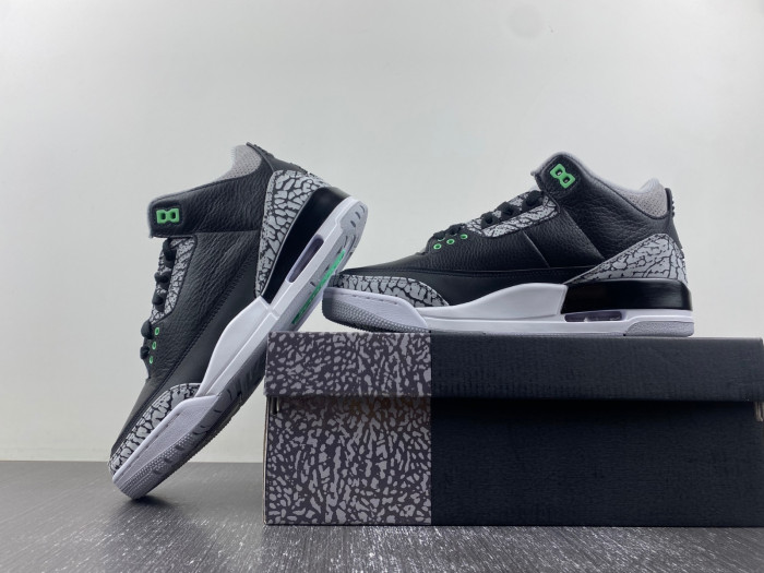 air jordan 3 “green glow” ct8532-031