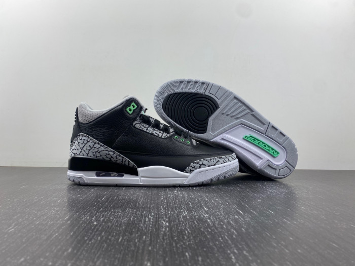 air jordan 3 “green glow” ct8532-031