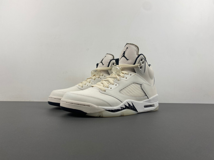air jordan 5 retro ''white black'' dd0587-110