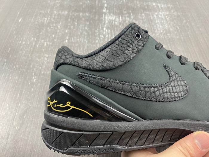 nike kobe 4 protro “black gold” fq3544-001