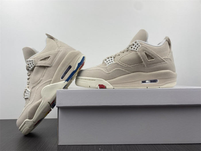 air jordan 4 retro blank canvas dq4909-100