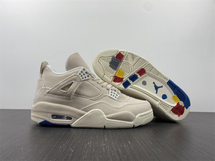 air jordan 4 retro blank canvas dq4909-100