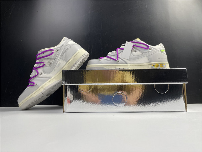 ow x nike dunk low lot 21 dm1602-100