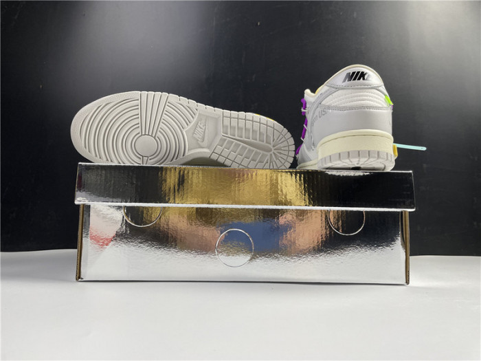 ow x nike dunk low lot 21 dm1602-100