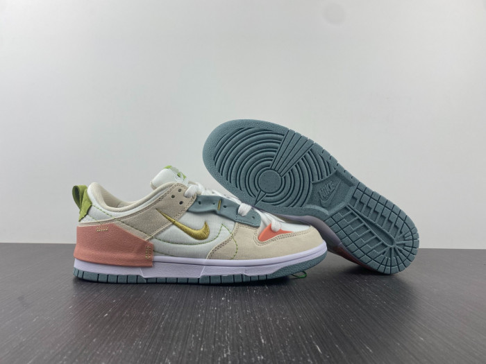 nike dunk low disrupt 2 easter pastel dv3457-100