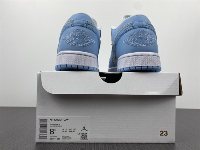 air jordan 1 low university blue 2.0 dc0774-050