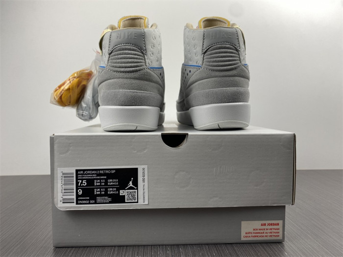 air jordan 2 union grey fog dn3802-001
