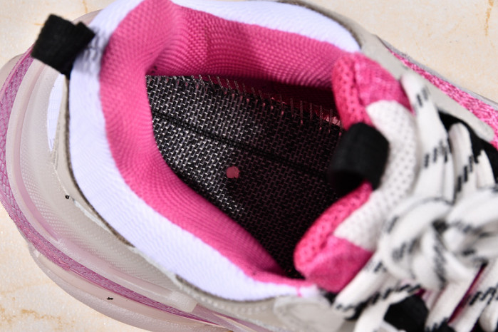 Ba*len*cia*ga triple s trainers clear sole trainer pink w09o5 8127