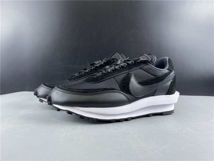 nike ld waffle sacai black nylon bv0073-0021