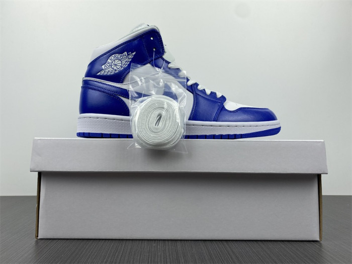 air jordan 1 mid kentucky blue bq6472-104