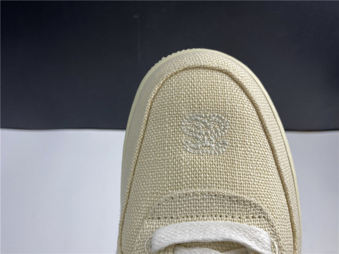 stussy x nike air force 1 low “fossil stone” cz9084-200