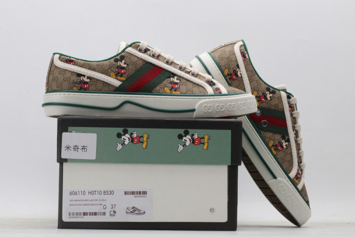 g*u*i ace embroidered low-top sneaker e2309