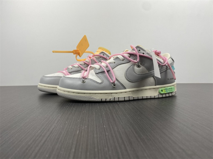 ow x nike dunk lot 9 dm1602-109