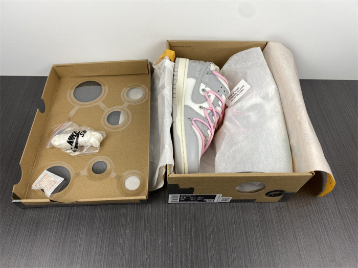 ow x nike dunk lot 9 dm1602-109