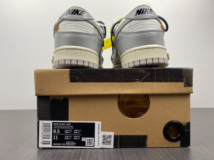 nike dunk low ow lot 41 dm1602-105