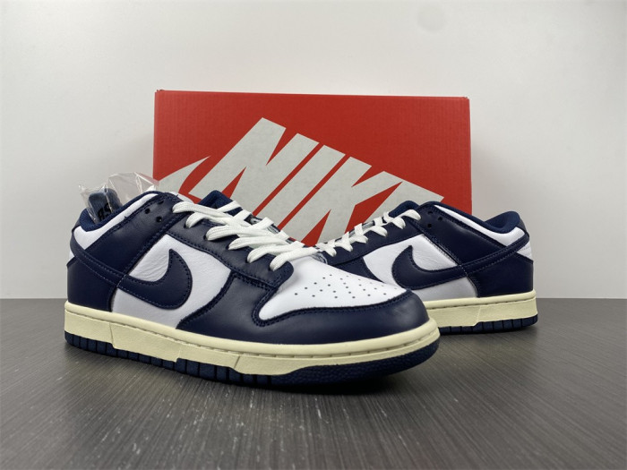 nike dunk low vintage navy dd1503-115