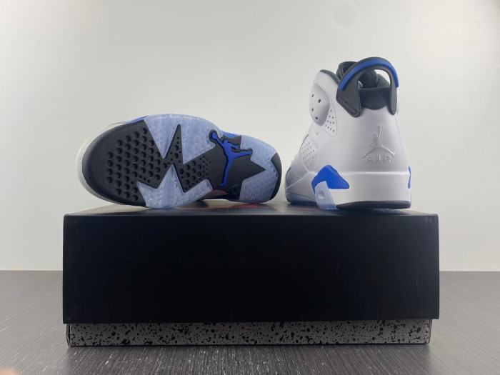 air jordan 6 retro sport blue 384664-107
