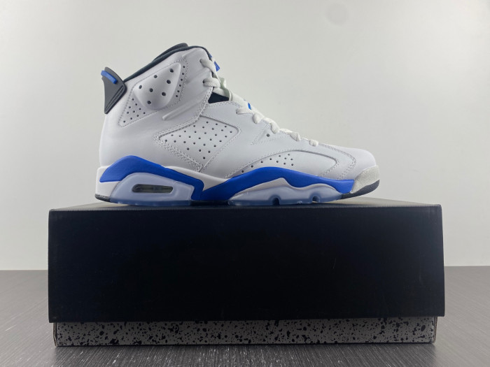 air jordan 6 retro sport blue 384664-107