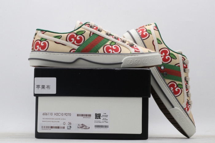 g*u*i ace embroidered low-top sneaker e2310