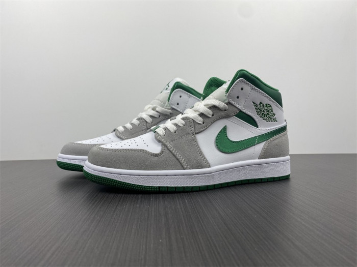 air jordan 1 mid grey green dc7294-103