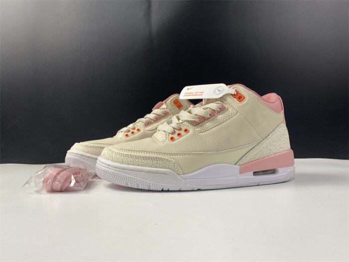 air jordan 3 retro sail rust pink ck9246-116
