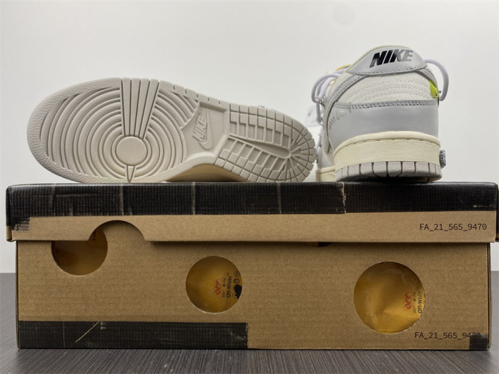 nike dunk low ow lot 49 dm1602-123