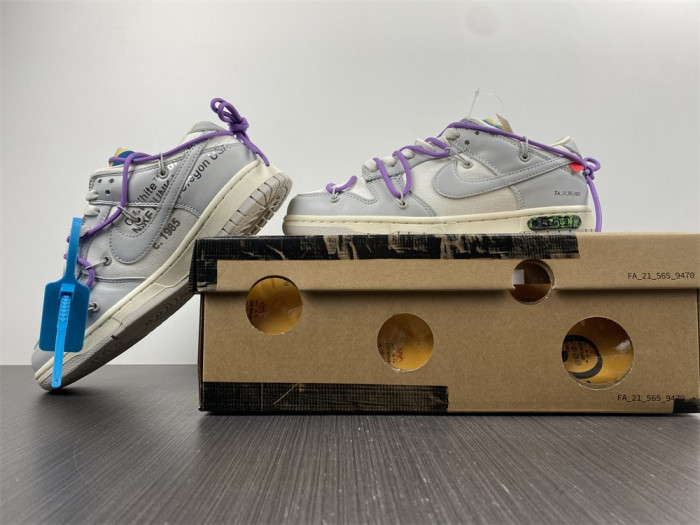 nike dunk low ow lot 47 dm1602-125