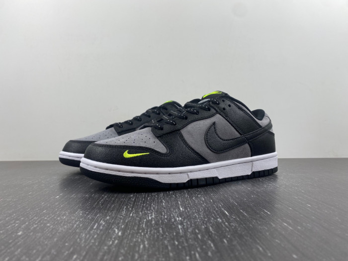 nike dunk low black grey strike fq2205-001