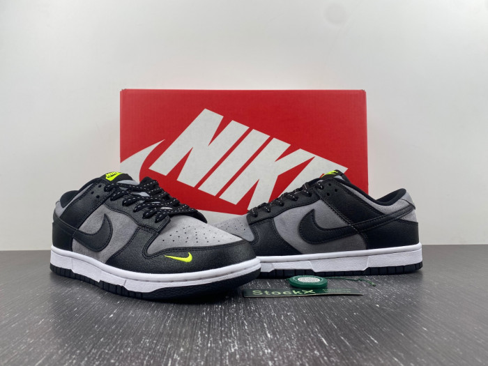 nike dunk low black grey strike fq2205-001