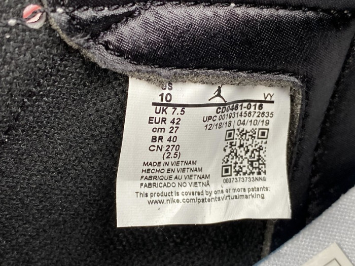 jordan 1 retro high satin black toe (w) cd0461-016