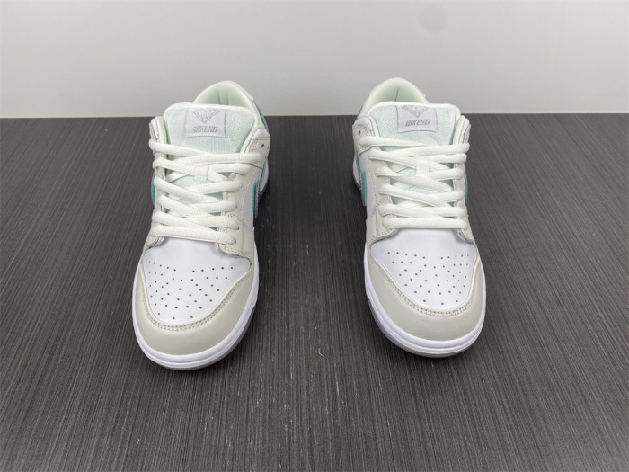 nike sb dunk low diamond S*pply co white diamond bv1310-100