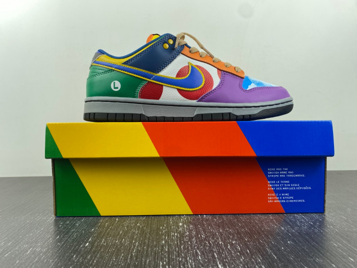 nike dunk low what the mario dh0952-101