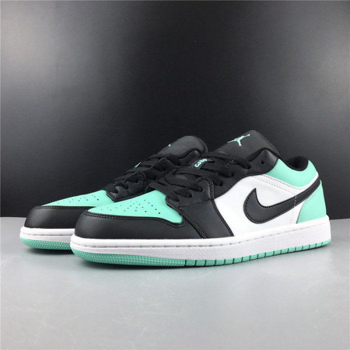 air jordan 1 low emerald toe 553558-117