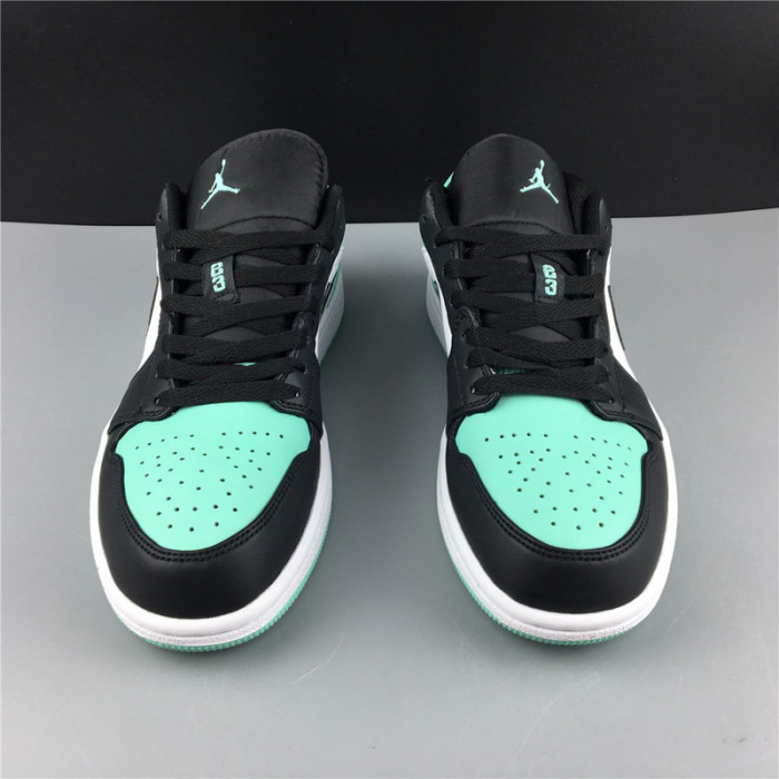 air jordan 1 low emerald toe 553558-117