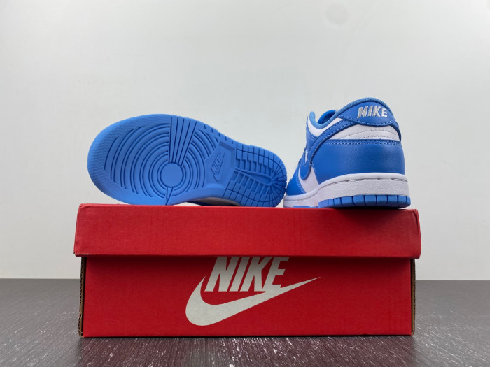 nike dunk low university blue kids shoes cw1588-103