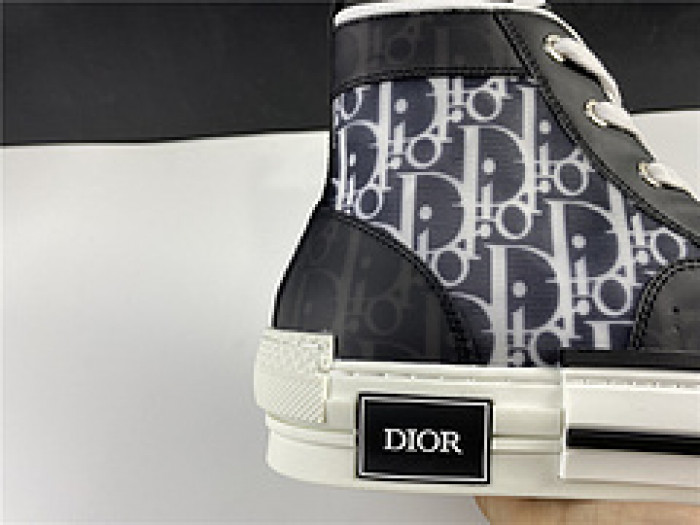 D*or b23 oblique high top sneaker black t00853h033