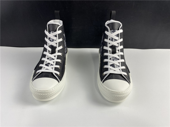 D*or b23 oblique high top sneaker black t00853h033
