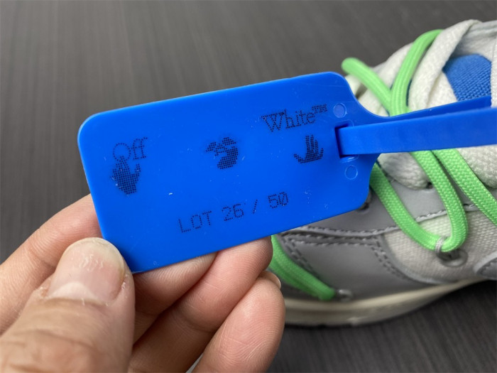 nike dunk low ow lot 26 dm1602-116