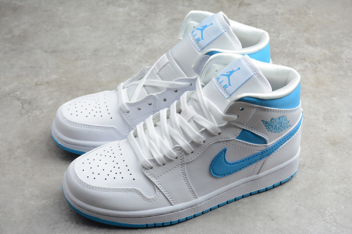 air jordan 1 mid unc bq6472-114
