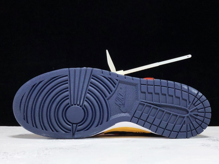 ow x nike dunk low white michigan ct0856-700