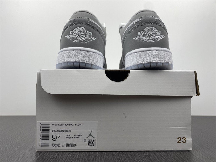 air jordan 1 low wolf grey dc0774-105